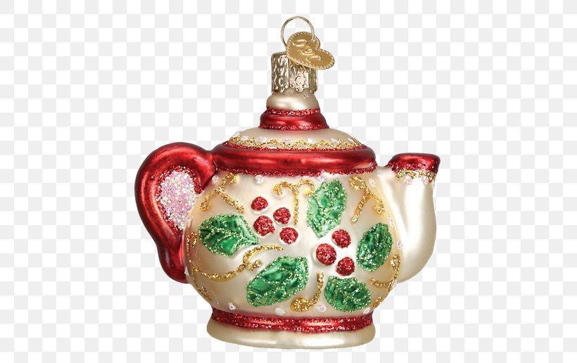 Christmas Ornament Teapot Ceramic 0 Glass, PNG, 516x516px, Christmas Ornament, Ceramic, Christmas Day, Christmas Decoration, Day Of The Dead Download Free