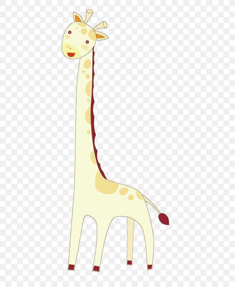 Giraffe Cartoon Illustration, PNG, 600x1000px, Giraffe, Animal, Cartoon, Fauna, Giraffidae Download Free