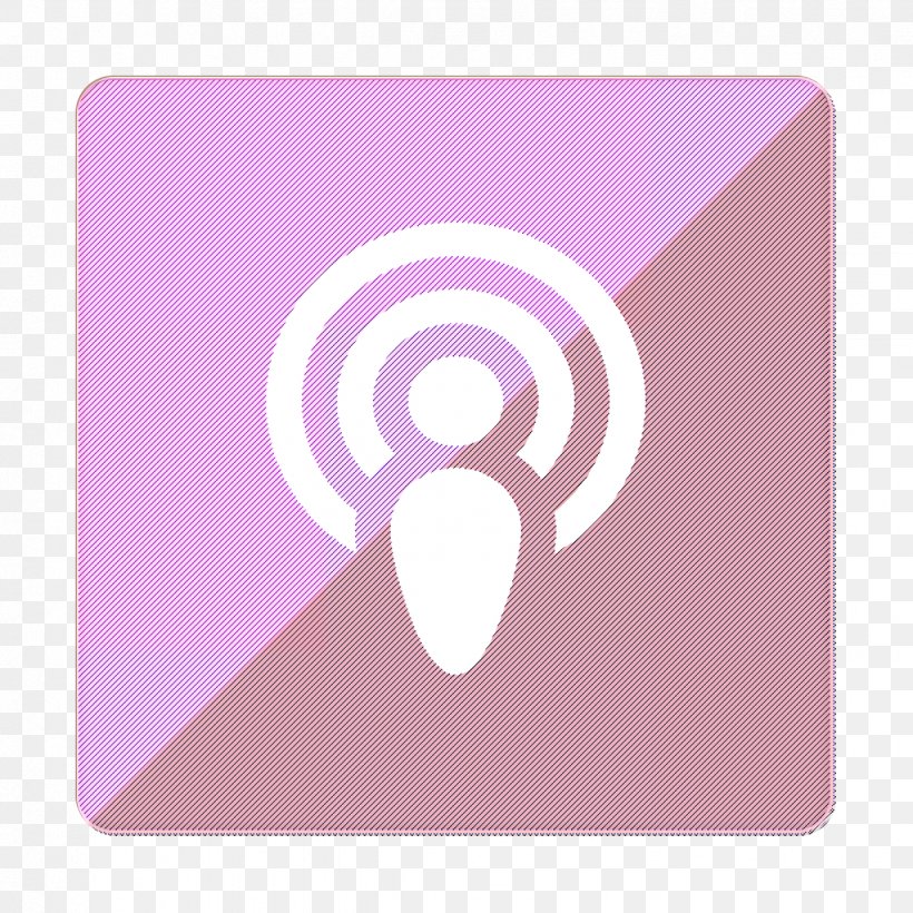 Gloss Icon Media Icon Podcast Icon, PNG, 1234x1234px, Gloss Icon, Lavender, Magenta, Media Icon, Pink Download Free