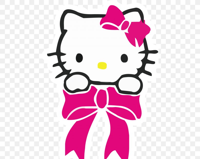 Hello Kitty Image Clip Art My Melody, PNG, 480x652px, Hello Kitty, Cat, Line Art, Logo, Magenta Download Free