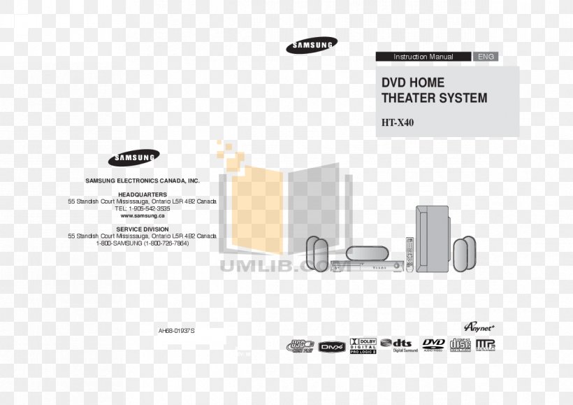 Samsung HT-TX35 Document Home Theater Systems Product Manuals, PNG, 1191x842px, Samsung, Brand, Cinema, Diagram, Document Download Free