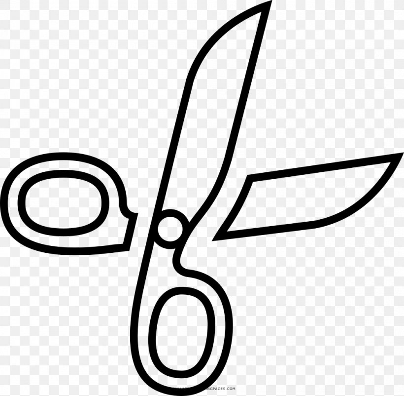 Scissors Drawing Coloring Book Knife Painting, PNG, 1000x979px, Scissors, Bed, Bed Frame, Black And White, Color Download Free