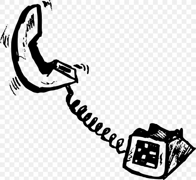Telephone Line Handset Clip Art, PNG, 2309x2125px, Telephone, Area, Black, Black And White, Brand Download Free