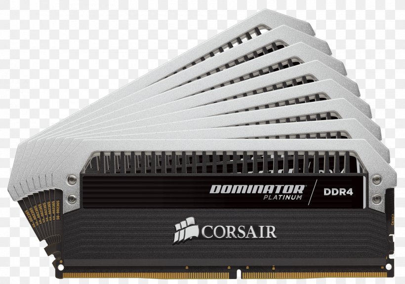DDR4 SDRAM DIMM Corsair Components Corsair Dominator Platinum DDR4 Computer Memory, PNG, 1800x1264px, Ddr4 Sdram, Computer, Computer Memory, Corsair Components, Dimm Download Free