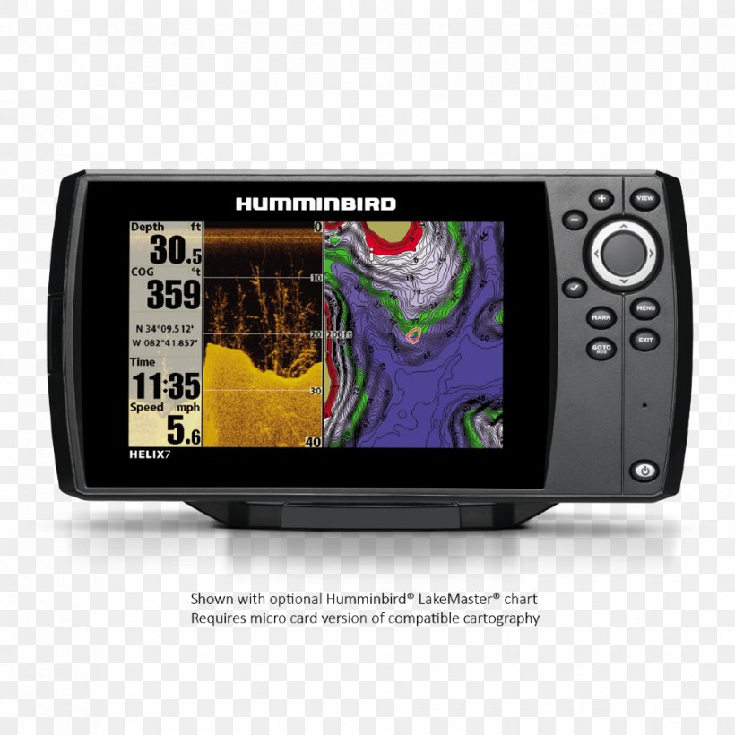 Fish Finders GPS Navigation Systems Sonar Global Positioning System Chartplotter, PNG, 970x970px, Fish Finders, Backlight, Chartplotter, Chirp, Display Device Download Free