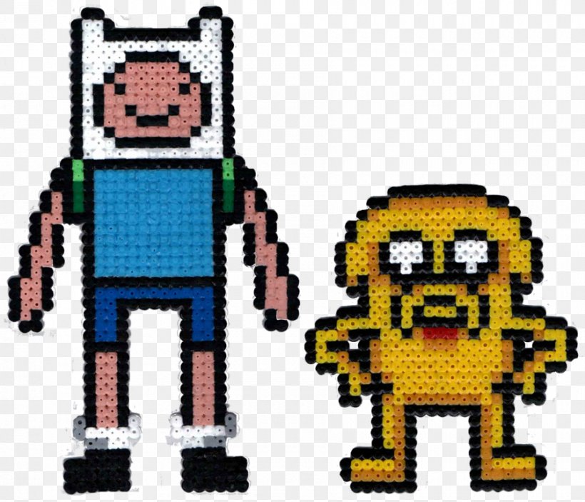 Finn The Human Jake The Dog Bead Cross-stitch Pattern, PNG, 900x772px, Finn The Human, Adventure Time, Art, Askartelu, Bead Download Free