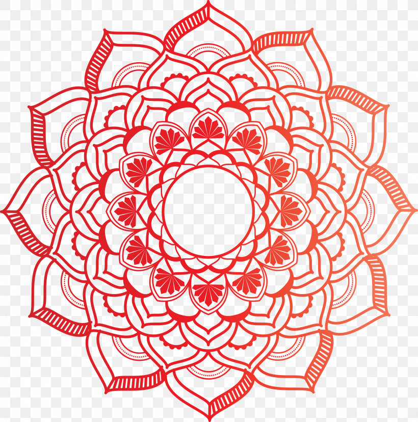 Mandala Flower Mandala Art, PNG, 2968x3000px, Mandala Flower, Beauty, Coloring Book, Mandala, Mandala Art Download Free