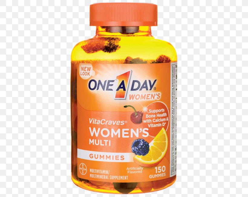 One A Day Gummi Candy Dietary Supplement Multivitamin Bayer, PNG, 650x650px, One A Day, Adult, Bayer, Berry, Cherry Orange Download Free