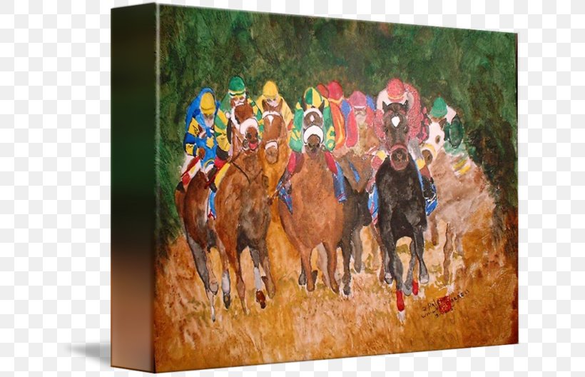 Horse Painting Downwire Gallery Wrap Canvas, PNG, 650x528px, Horse, Art, Blanket, Canvas, Gallery Wrap Download Free