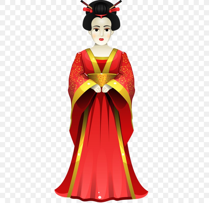 Japan Kimono Geisha Cherry Blossom Hanfu, PNG, 395x800px, Japan, Art, Cherry Blossom, Chinese Clothing, Clothing Download Free