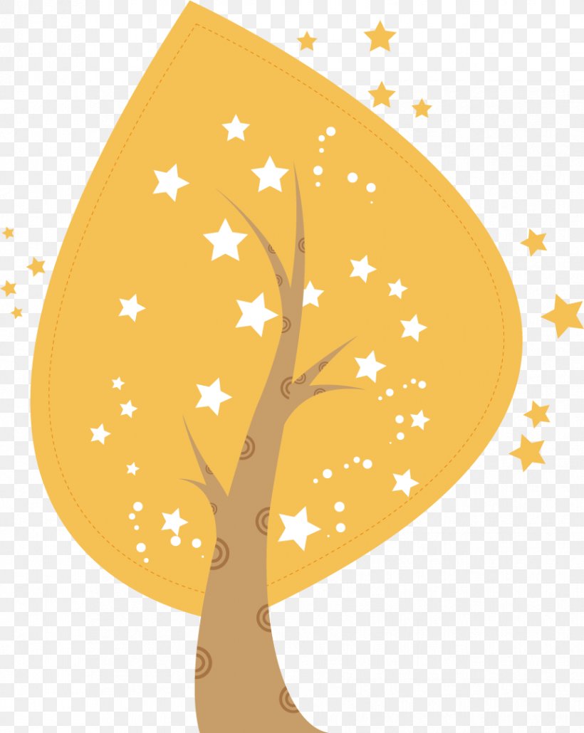Tree Leaf Cartoon Yellow, PNG, 863x1085px, Tree, Area, Cartoon, Computer Graphics, Drawing Download Free