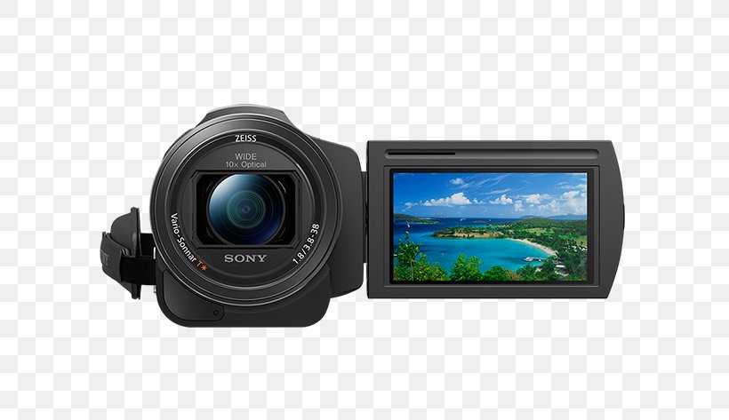 Video Sony Handycam FDR-AX33 Sony Handycam FDR-AX53 Camcorder 4K Resolution, PNG, 709x473px, 4k Resolution, Video, Camcorder, Camera, Camera Lens Download Free