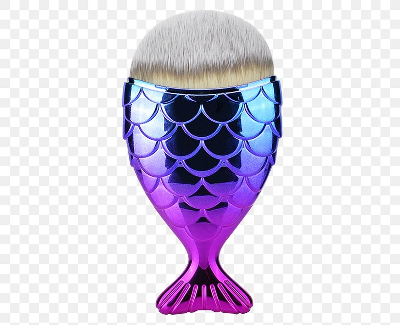 Makeup Brush Foundation Cosmetics Mermaid, PNG, 500x665px, Makeup Brush, Brush, Cosmetics, Elf Foundation Brush, Eye Shadow Download Free