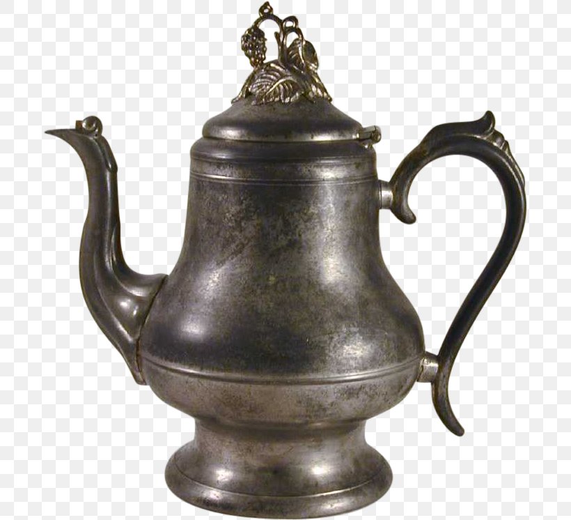Pewter Teapot Jug Antique, PNG, 746x746px, Pewter, Antique, Brass, Coffee Pot, Coffeemaker Download Free