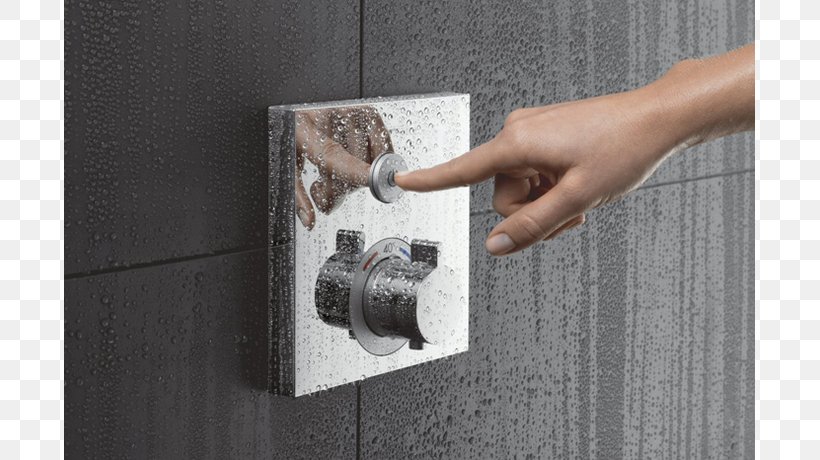 Thermostatic Mixing Valve Shower Bateria Wodociągowa Hansgrohe, PNG, 809x460px, Thermostatic Mixing Valve, Bathroom, Grohe, Hansgrohe, Piping And Plumbing Fitting Download Free