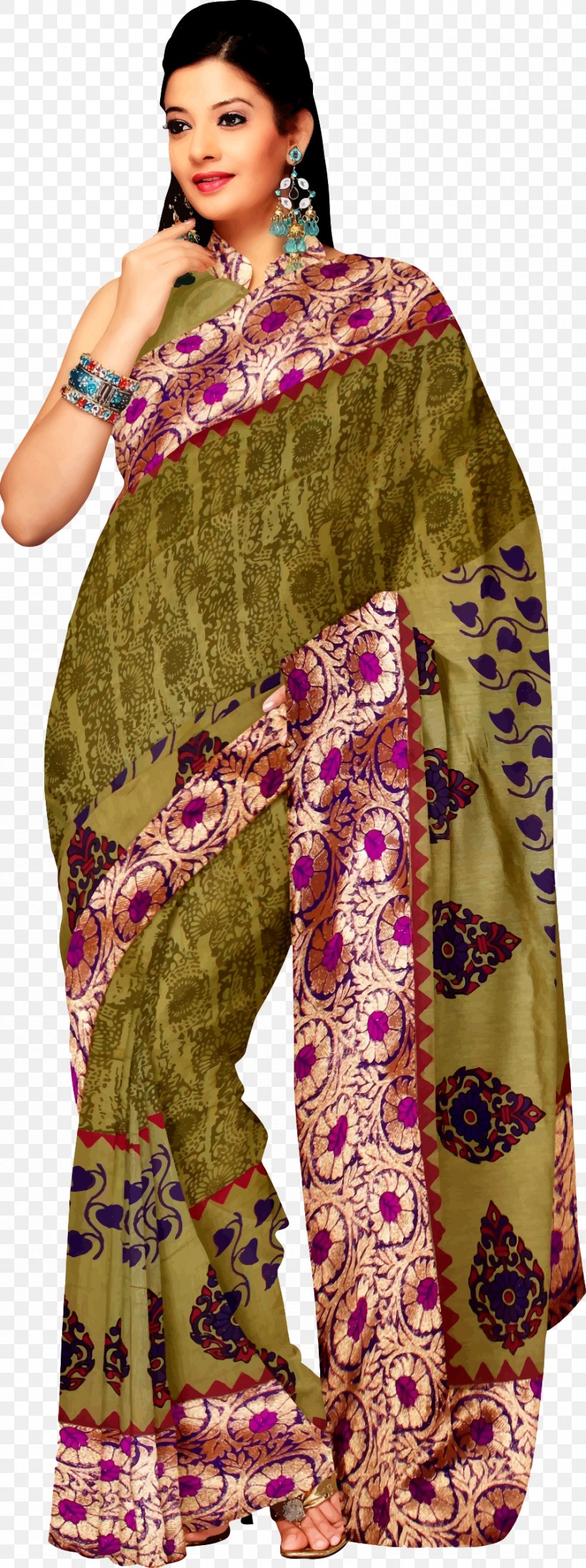 Wedding Sari Paithani Woman Clothing, PNG, 897x2400px, Sari, Clothing, Clothing In India, Dress, Magenta Download Free