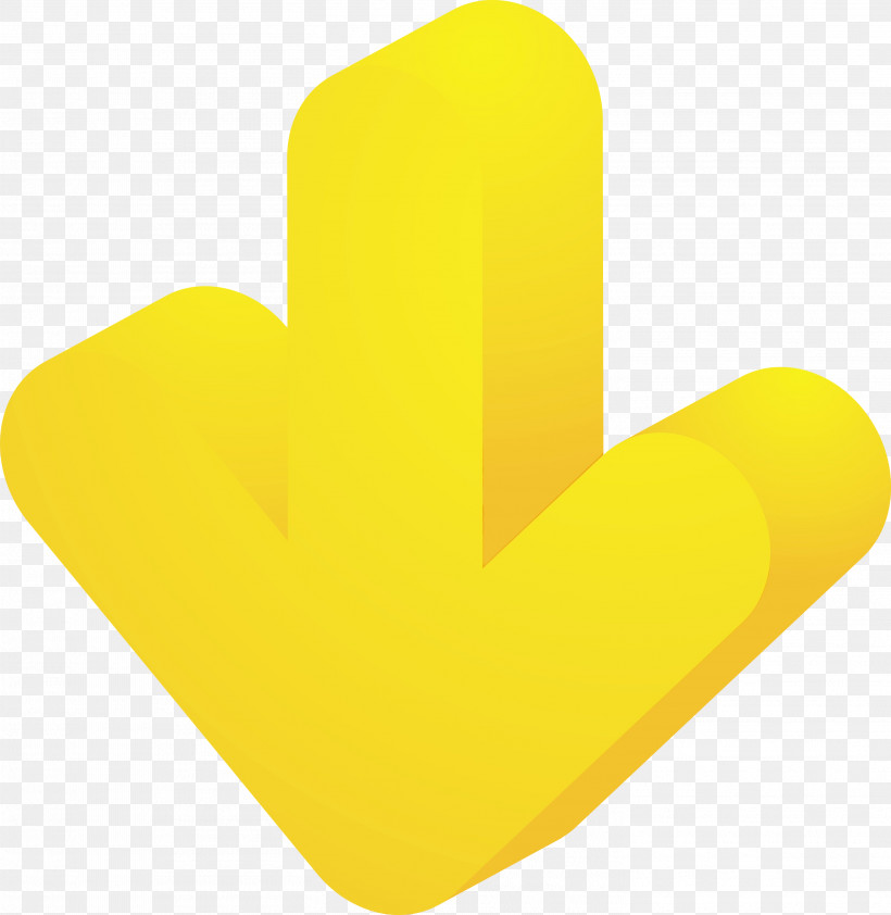 Yellow Hand Symbol Heart Gesture, PNG, 2921x3000px, Arrow, Gesture, Hand, Heart, Paint Download Free