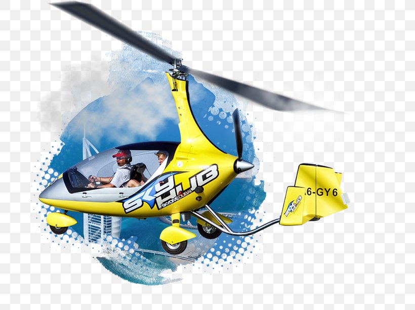 Flight Helicopter Rotor Skydive Dubai–Al Ahli Pro Cycling Team Airplane Autogyro, PNG, 700x612px, Flight, Aircraft, Airplane, Autogyro, Balloon Download Free