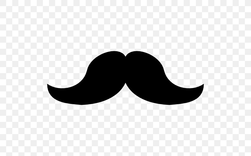 Moustache Beard, PNG, 512x512px, Moustache, Beard, Black, Black And White, Hair Download Free