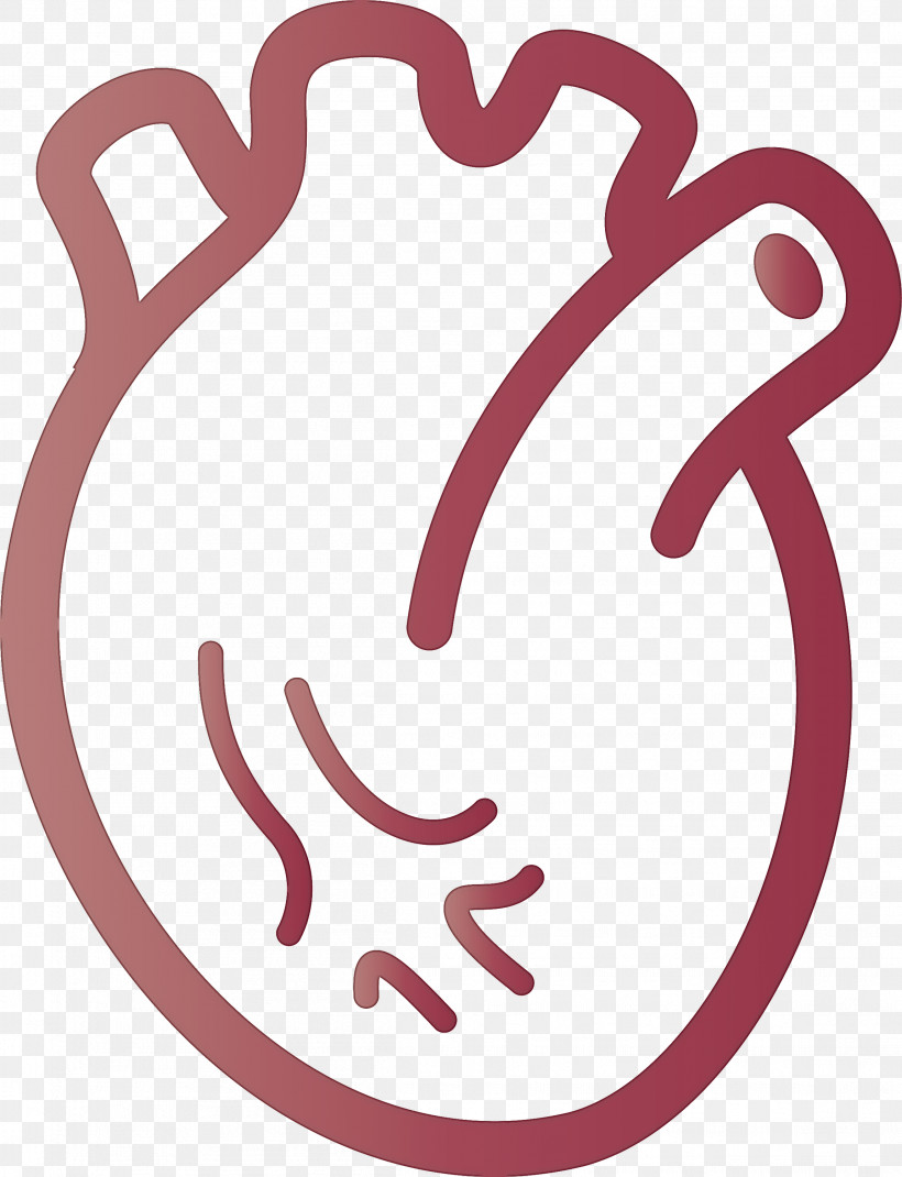 Heart Organ, PNG, 2299x3000px, Heart Organ, Pink Download Free