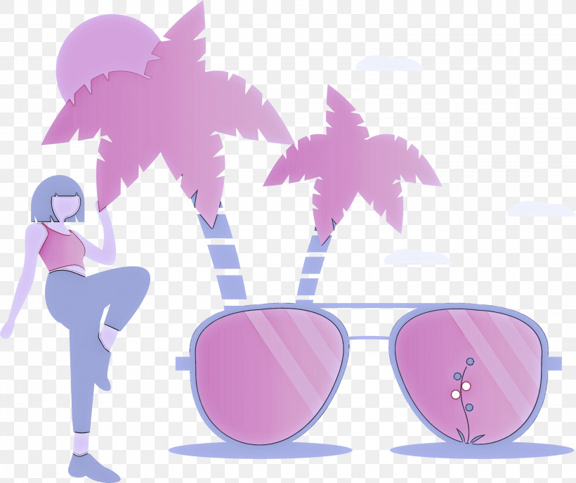 Summer, PNG, 3000x2514px, Summer, Eyewear, Glasses, Pink, Plant Download Free