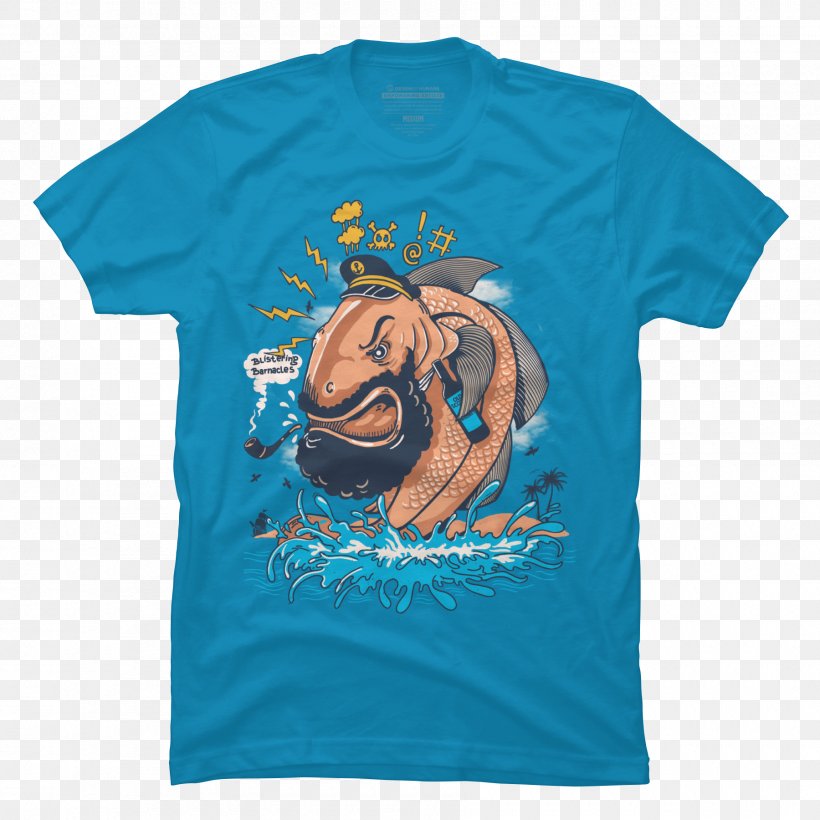 T-shirt Sleeve Bluza Outerwear, PNG, 1800x1800px, Tshirt, Active Shirt, Aqua, Art, Blue Download Free