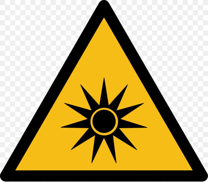 Optical Radiation Laser Safety Warning Sign, PNG, 878x768px, Radiation, Eye, Hazard, Ionizing Radiation, Iso 7010 Download Free