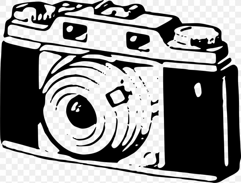 Photographic Film Camera Clip Art, PNG, 2007x1531px, Photographic Film, Art, Auto Part, Black, Black And White Download Free