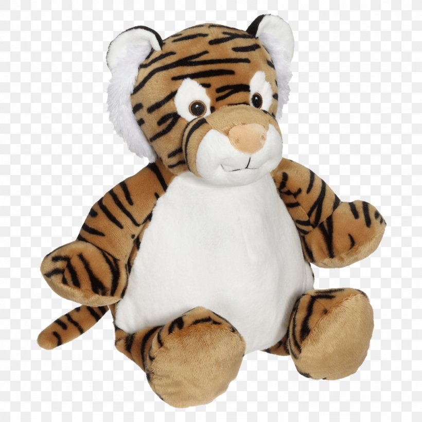 Embroidery Tiger Leopard Sewing Stuffed Animals & Cuddly Toys, PNG, 1024x1024px, Embroidery, Bear, Big Cats, Birthday, Blanket Download Free