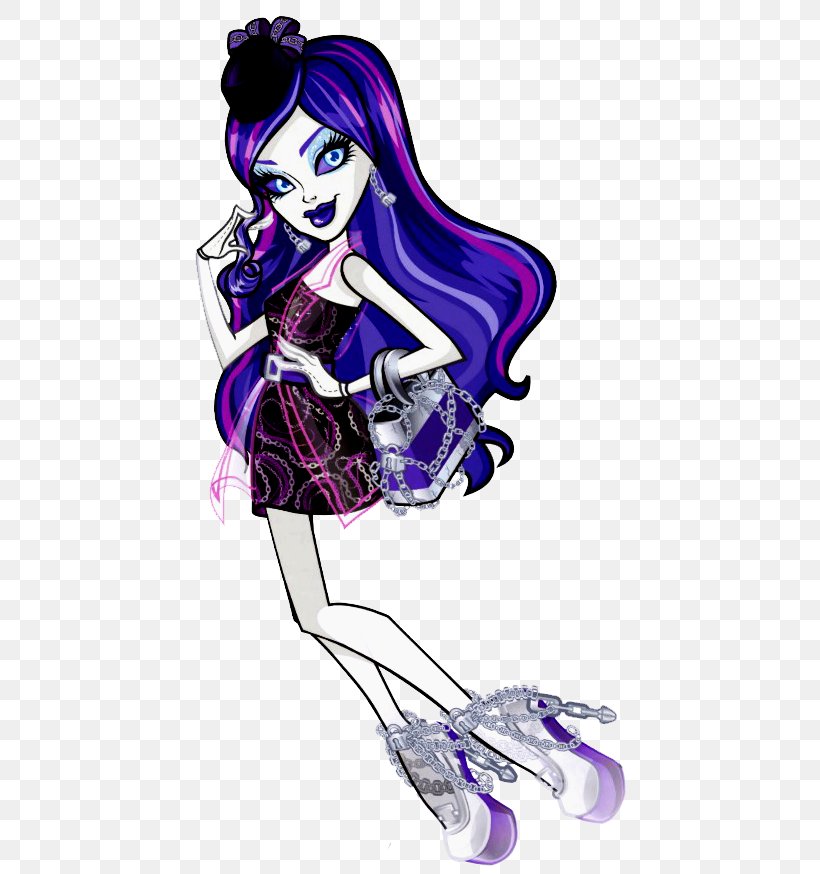 Ghoul Frankie Stein Monster High Spectra Vondergeist Daughter Of A Ghost Cleo DeNile, PNG, 500x874px, Watercolor, Cartoon, Flower, Frame, Heart Download Free