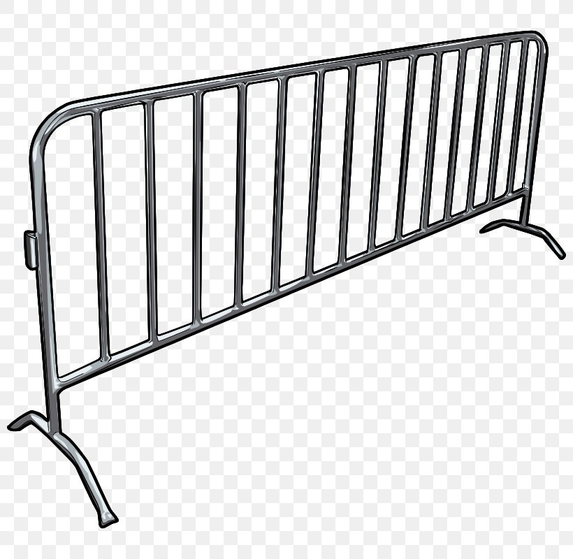 Guard Rail Steel Metal Clip Art, PNG, 800x800px, Guard Rail, Black And White, Crowd Control Barrier, Fence, Furniture Download Free