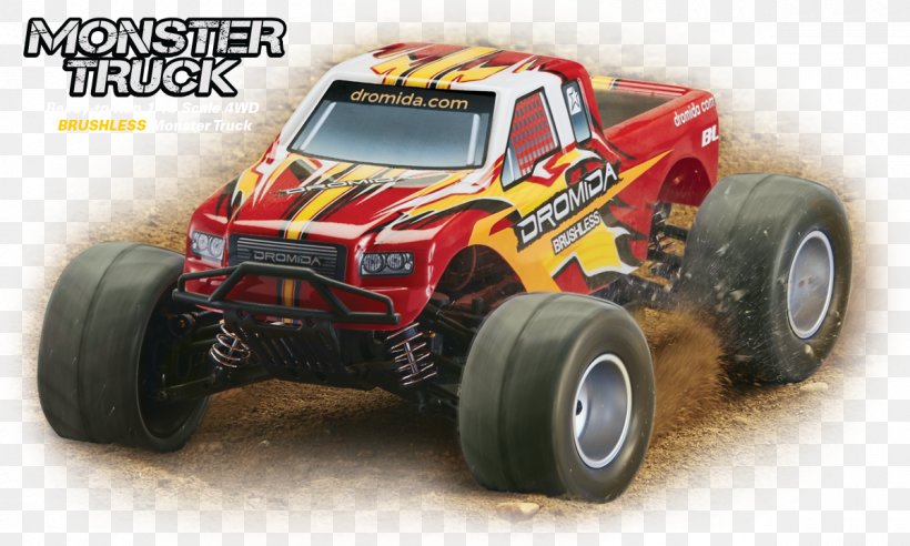 Radio-controlled Car Monster Truck Dromida 1:18 Scale Rtr Remote Control Rc Car, PNG, 1200x720px, Radiocontrolled Car, Auto Racing, Automotive Exterior, Automotive Tire, Automotive Wheel System Download Free