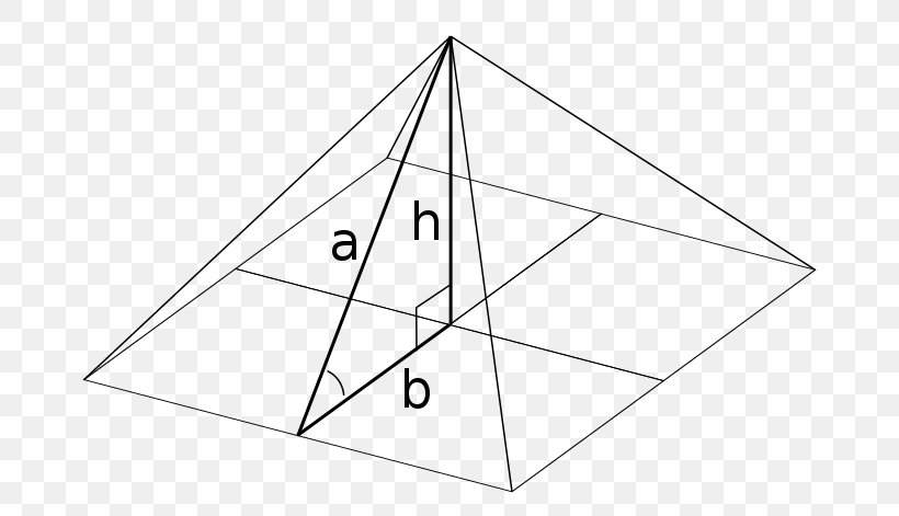 Triangle Point Area Pyramid, PNG, 720x471px, Triangle, Area, Black And White, Diagram, Drawing Download Free