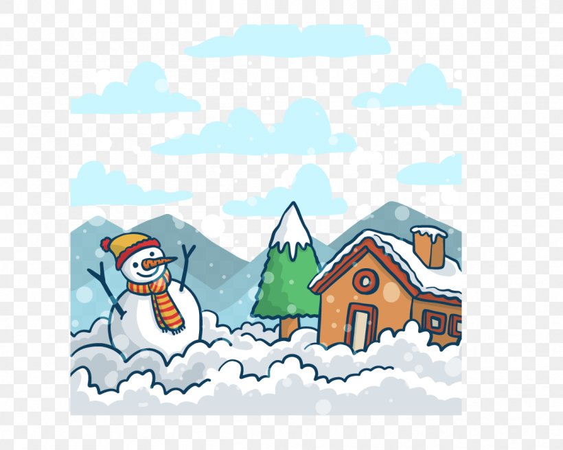 Xiaohan Winter Snowman Dongzhi Shuangjiang, PNG, 1151x921px, Snow, Area, Art, Bird, Cartoon Download Free