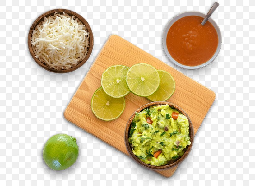 Guacamole Vegetarian Cuisine Latin American Cuisine Mexican Cuisine Tostada, PNG, 682x598px, Guacamole, Avocado, Condiment, Cuisine, Dip Download Free