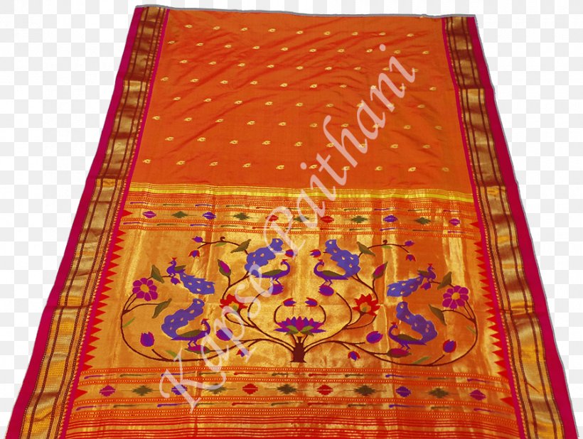 Kapse Paithani Sari Silk, PNG, 900x679px, Paithan, Banarasi Sari, Brocade, Color, Flooring Download Free