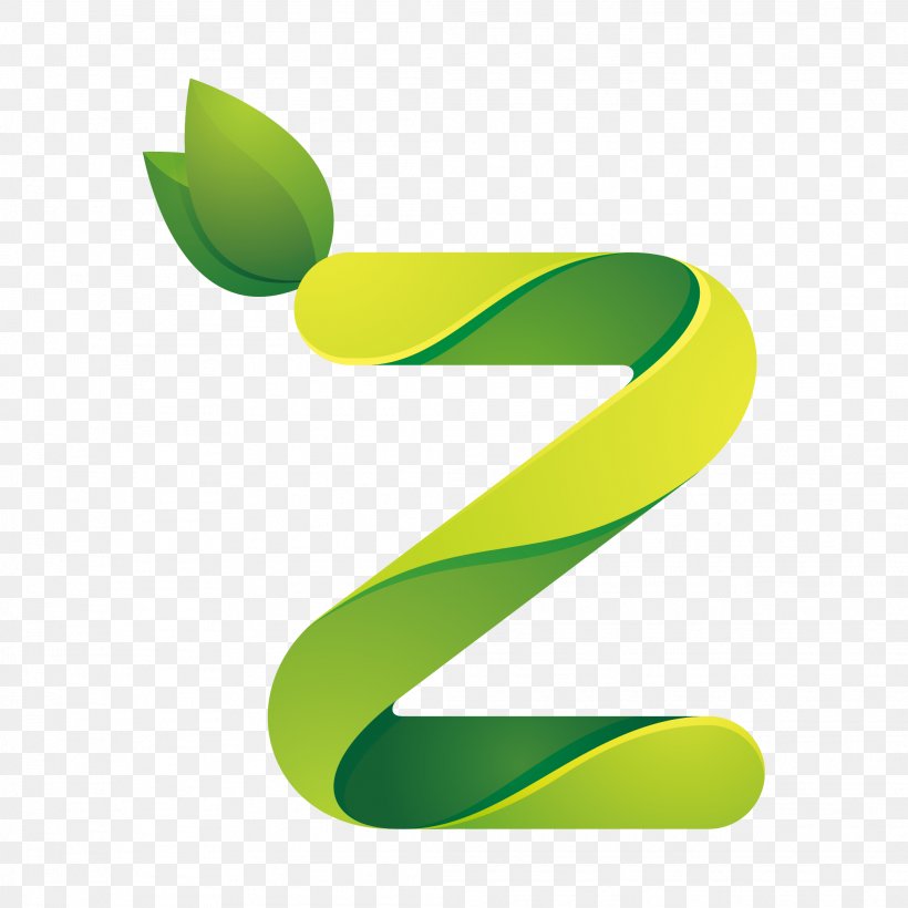 Logo Letter Illustration Z Font, PNG, 2084x2084px, Logo, Brand, Green, Leaf, Letter Download Free