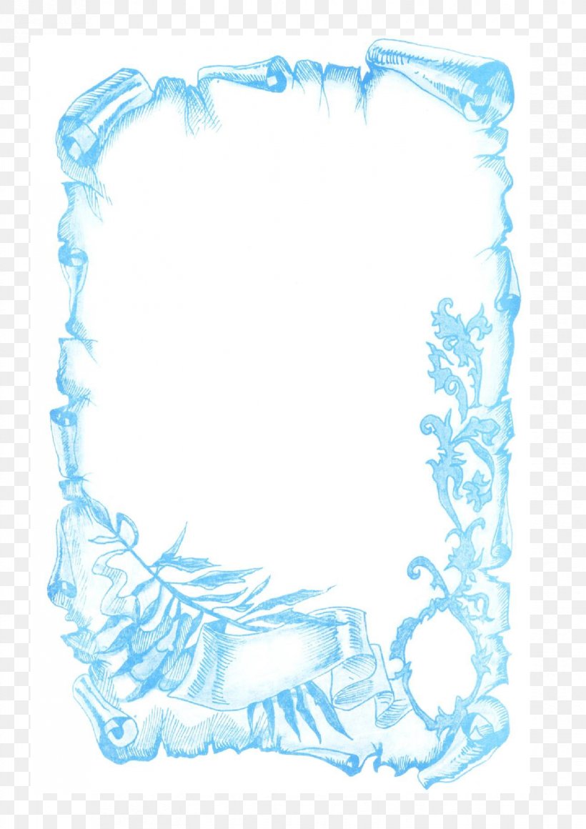 Parchment Picture Frames Poster Notebook, PNG, 1653x2339px, Parchment, Blue, Drawing, Electric Blue, Idea Download Free