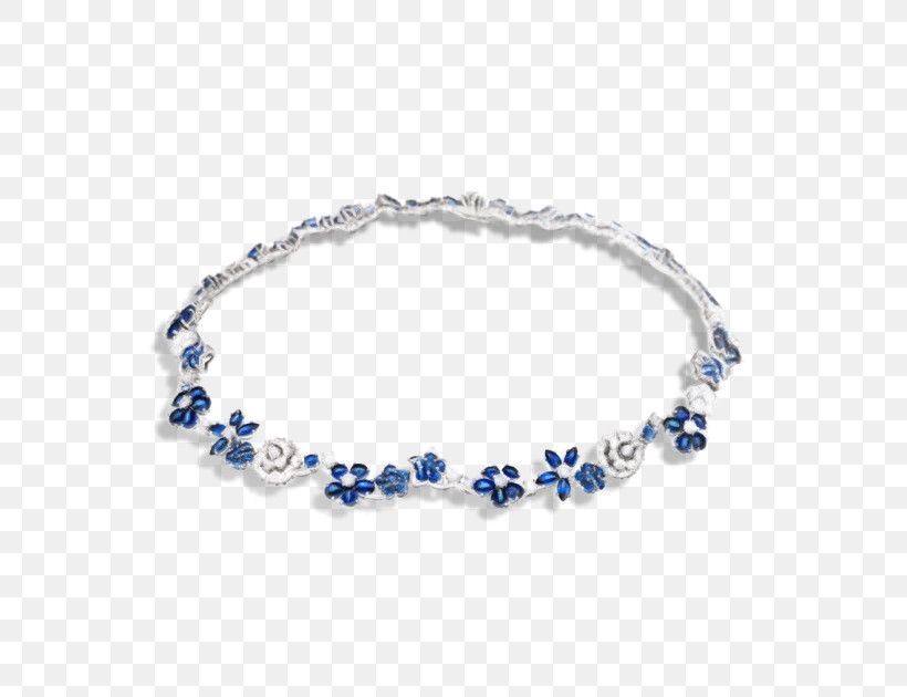 Sapphire Bracelet Necklace Bead Cobalt Blue, PNG, 630x630px, Watercolor, Bead, Bracelet, Cobalt, Cobalt Blue Download Free