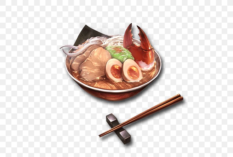 Japanese Cuisine Granblue Fantasy Chopsticks Ramen Noodle, PNG, 640x554px, Japanese Cuisine, Animal Source Foods, Asian Food, Bowl, Chopsticks Download Free