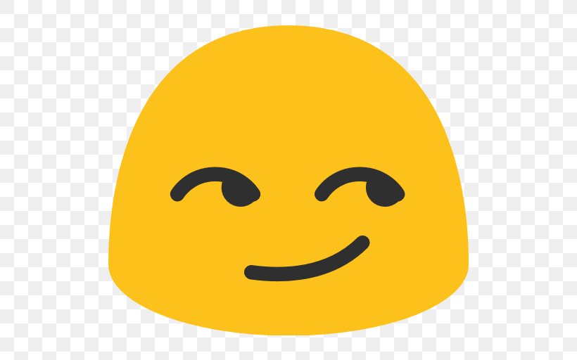 Smirk Smiley Android Emoji Emoticon, PNG, 512x512px, Smirk, Android, Conversation, Emoji, Emoticon Download Free