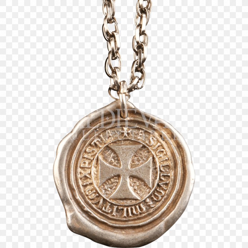 Crusades Middle Ages Knights Templar Seal, PNG, 850x850px, Crusades, Chain, Charms Pendants, Christian Cross, History Of The Knights Templar Download Free