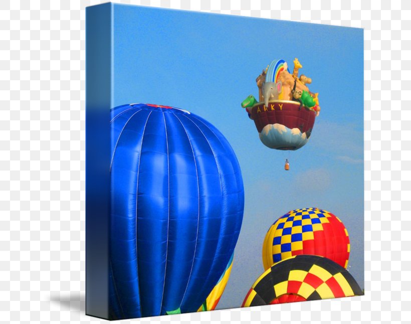 Hot Air Balloon Gallery Wrap Cobalt Blue Canvas, PNG, 650x646px, Hot Air Balloon, Art, Balloon, Blue, Canvas Download Free