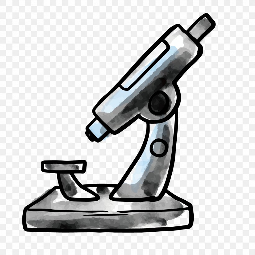 Microscope Euclidean Vector Experiment, PNG, 1500x1500px, Microscope, Artworks, Black And White, Chemistry, Computer Graphics Download Free
