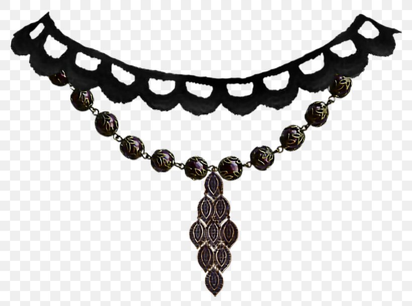 Necklace Jewellery Clothing Accessories Goth Subculture, PNG, 800x610px, Necklace, Bangle, Bead, Body Jewellery, Body Jewelry Download Free