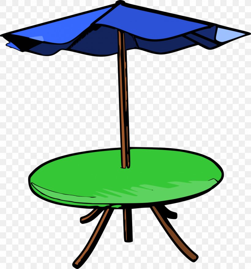 Table Umbrella Garden Furniture Clip Art, PNG, 948x1018px, Table, Artwork, Garden, Garden Furniture, Green Download Free