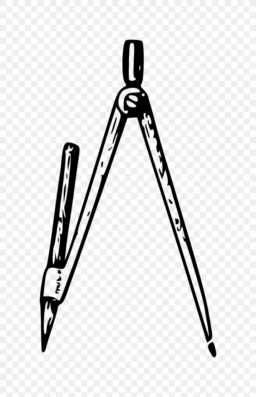 Compass Drawing Clip Art, PNG, 1544x2400px, Compass, Area, Bicycle Frame, Black And White, Camera Accessory Download Free