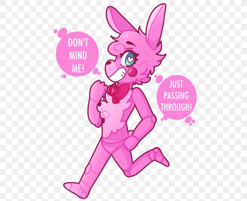 Five Nights At Freddy's: Sister Location Macropodidae Easter Bunny Horse, PNG, 500x667px, Watercolor, Cartoon, Flower, Frame, Heart Download Free