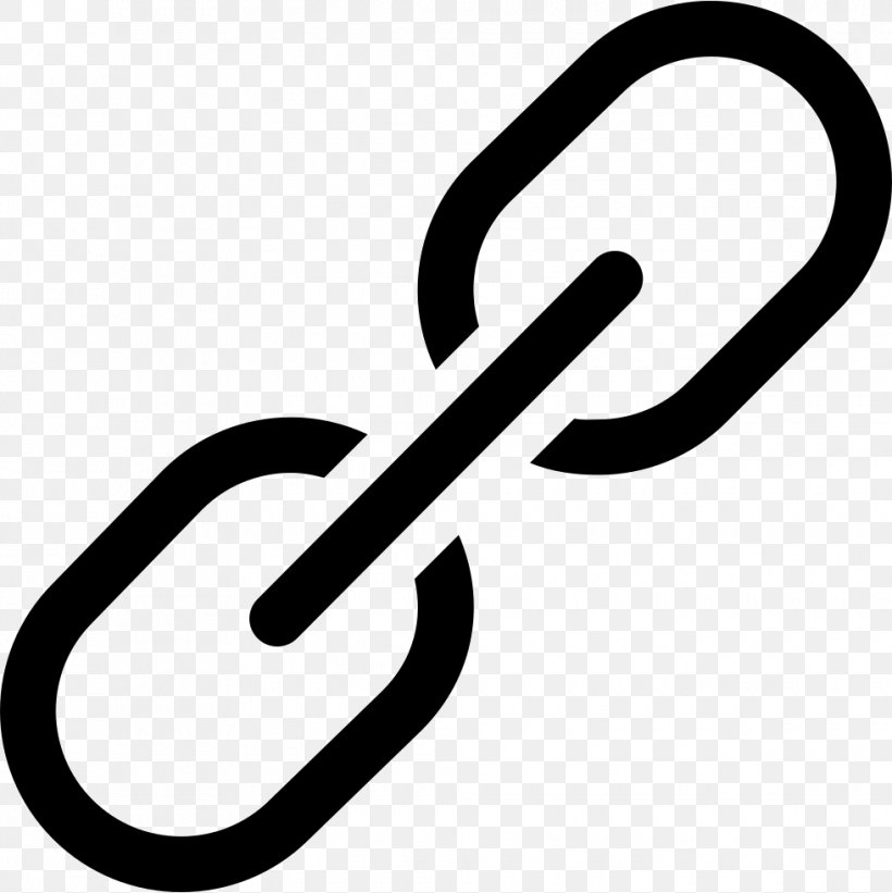 Hyperlink Icon Design, PNG, 980x982px, Hyperlink, Area, Artwork, Black And White, Brand Download Free