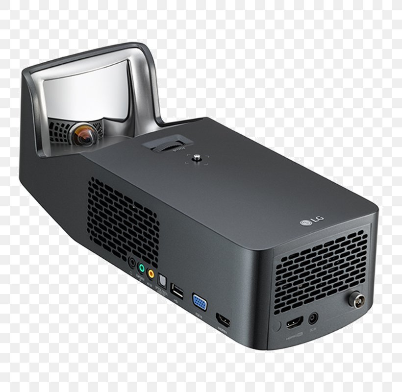 LG Ultra Short Throw PF1000U Multimedia Projectors Home Theater Systems Smart TV LG Electronics, PNG, 800x800px, Lg Ultra Short Throw Pf1000u, Consumer Electronics, Digital Light Processing, Display Device, Electronic Device Download Free